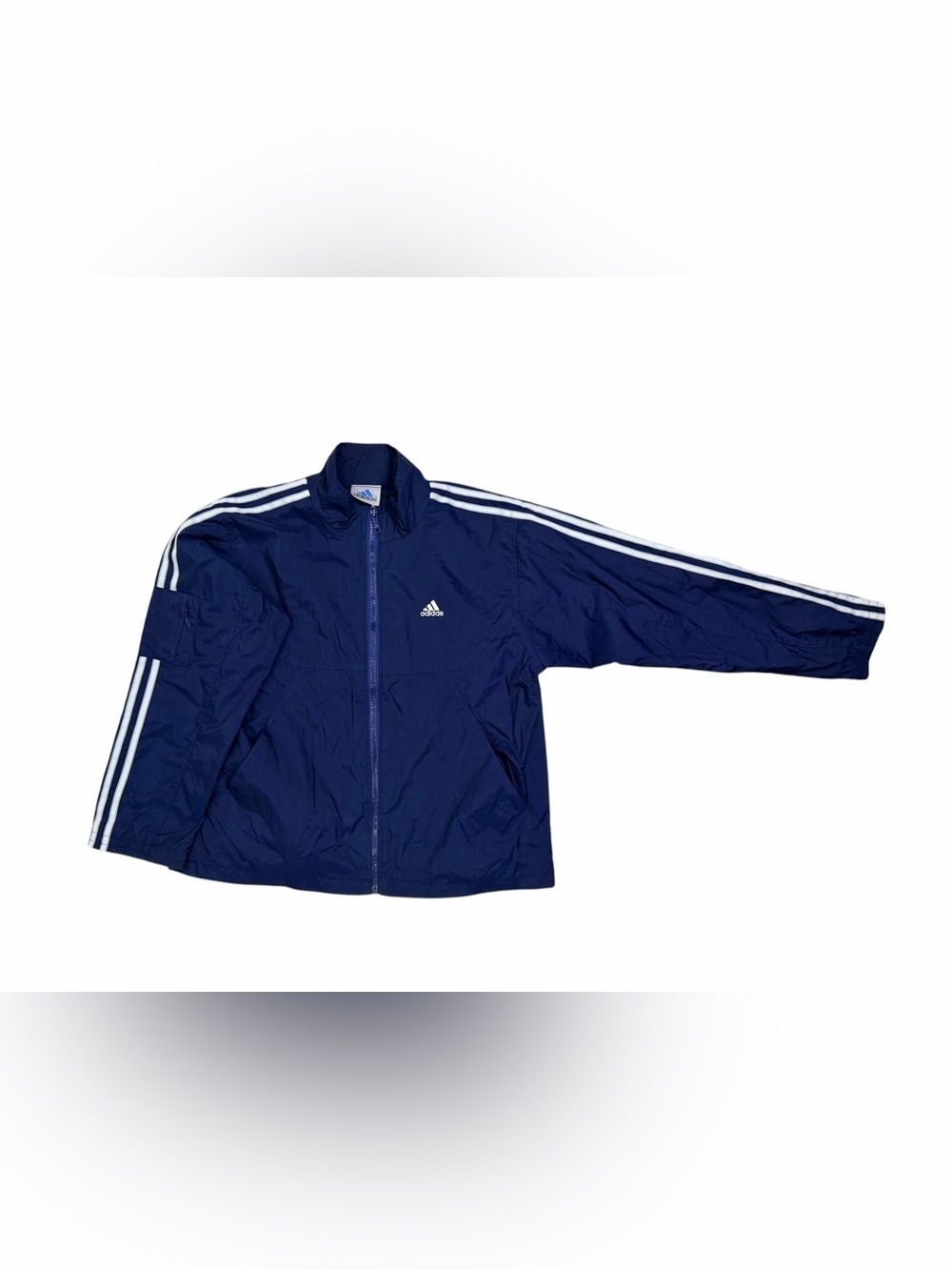 Vintage Adidas Youth Boys Size L Long Sleeve Wind Breaker Jacket